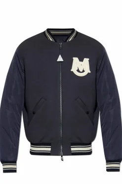 Moncler GRANATOWY Dwustronna kurtka `Vennes`