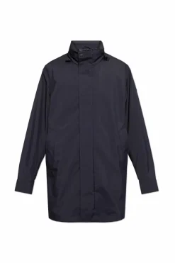 Moncler GRANATOWY Dwuwarstwowa kurtka `Lanche`