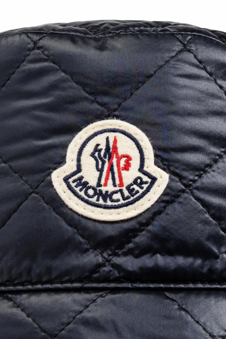 Moncler GRANATOWY Kapelusz z logo