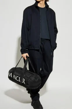 Moncler GRANATOWY Kurta puchowa `Ravignan`