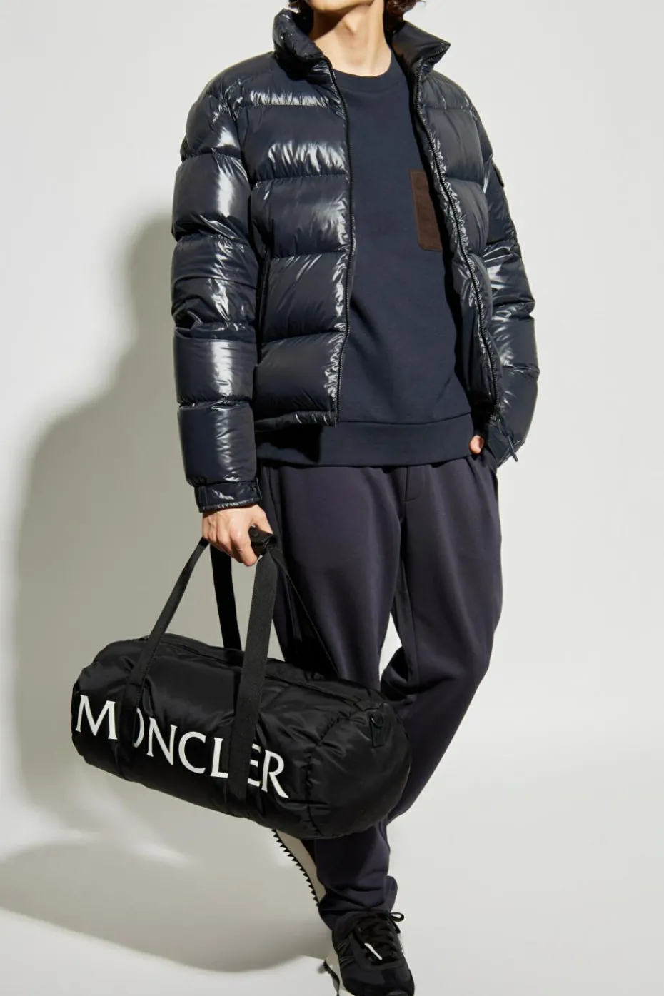 Moncler GRANATOWY Kurtka puchowa `Levitha`