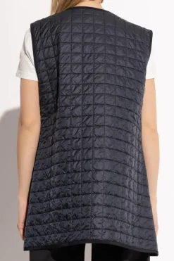 Moncler GRANATOWY Płaszcz `Gourdon`