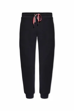 Moncler GRANATOWY Spodnie dresowe