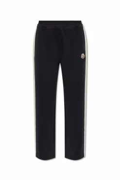 Moncler GRANATOWY Spodnie dresowe