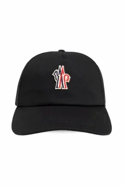 Moncler Grenoble CZARNY Czapka z daszkiem
