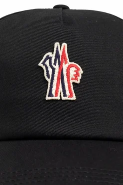 Moncler Grenoble CZARNY Czapka z daszkiem
