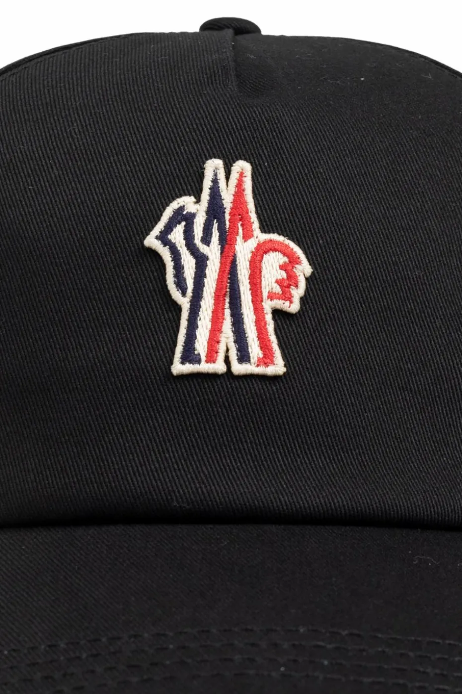 Moncler Grenoble CZARNY Czapka z daszkiem
