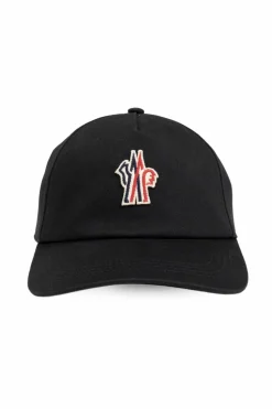 Moncler Grenoble CZARNY Czapka z daszkiem