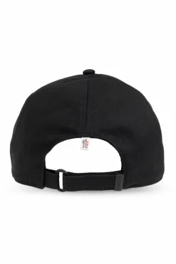 Moncler Grenoble CZARNY Czapka z daszkiem