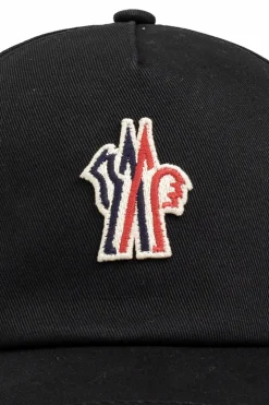 Moncler Grenoble CZARNY Czapka z daszkiem