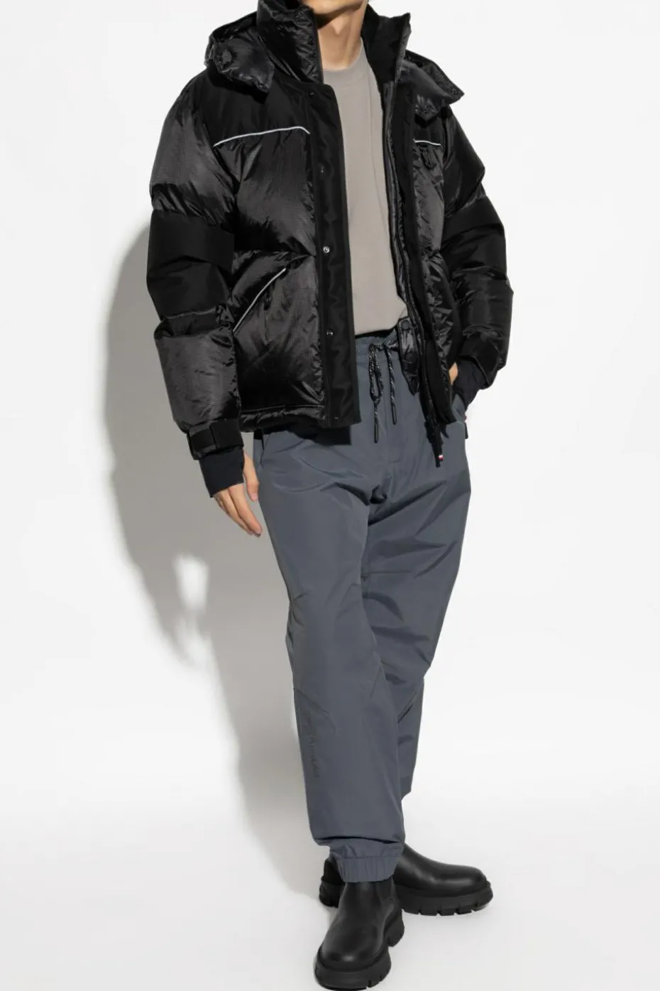 Moncler Grenoble CZARNY MONCLER GRENOBLE PERFORMANCE & STYLE
