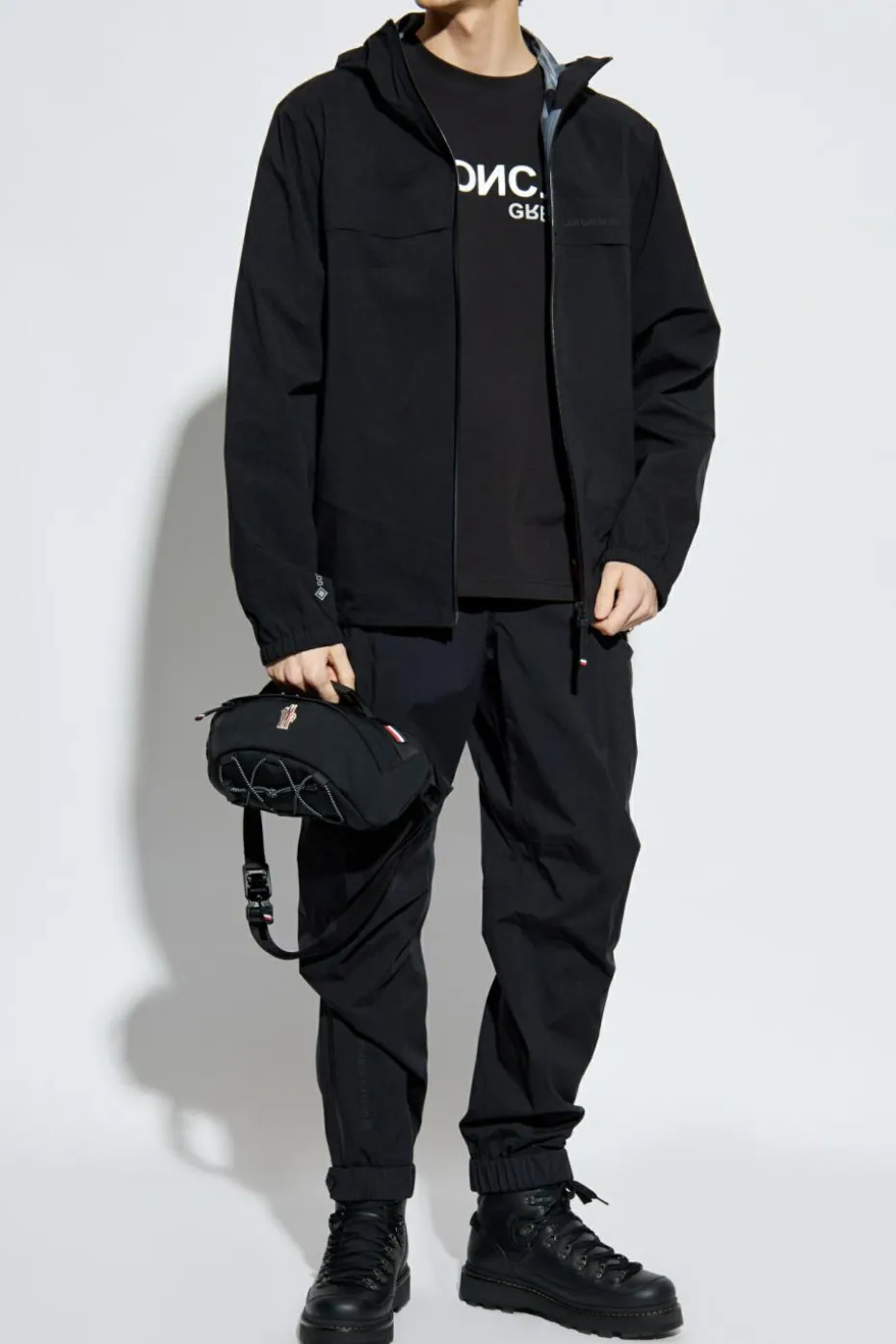 Moncler Grenoble CZARNY MONCLER GRENOBLE DAY-NAMIC