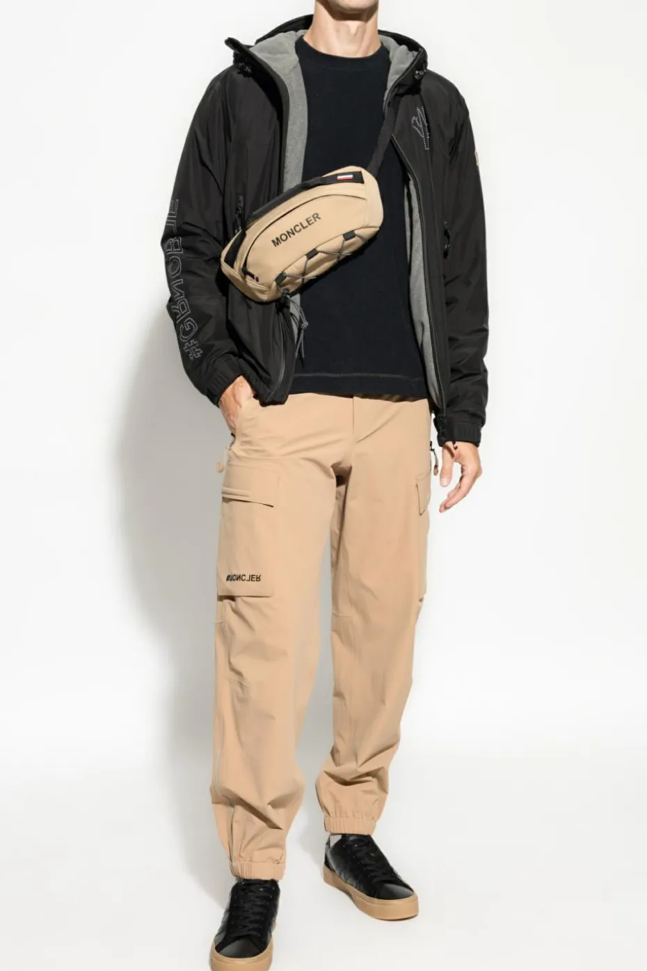 Moncler Grenoble CZARNY MONCLER GRENOBLE DAY-NAMIC