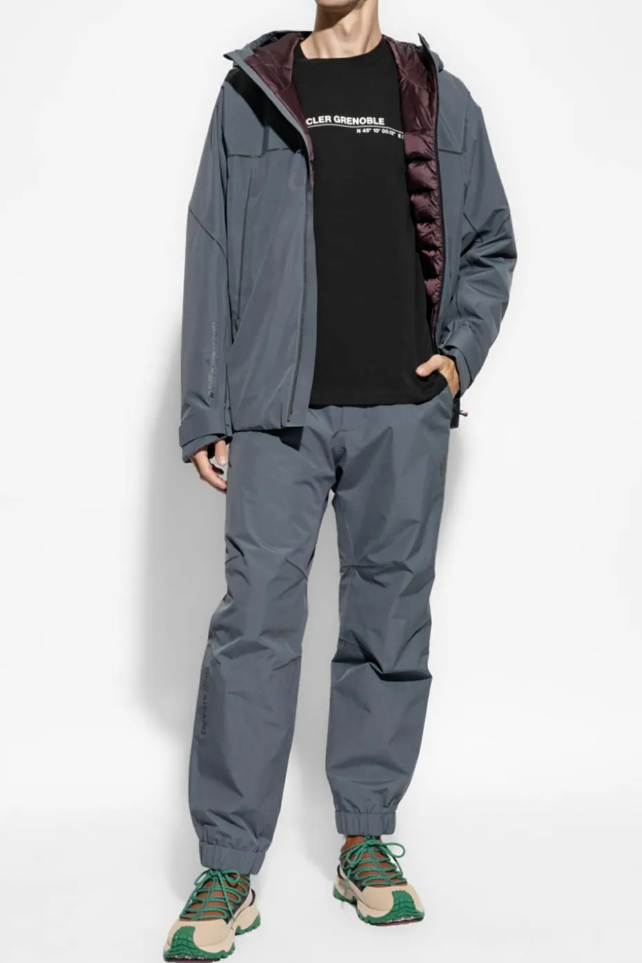 Moncler Grenoble GRANATOWY MONCLER GRENOBLE DAY-NAMIC
