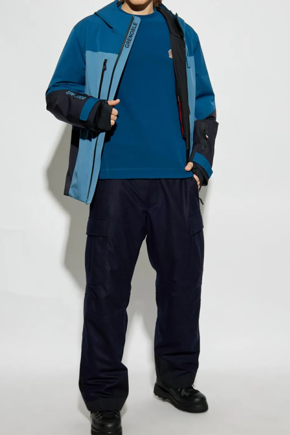 Moncler Grenoble NIEBIESKI MONCLER GRENOBLE HIGH PERFORMCE