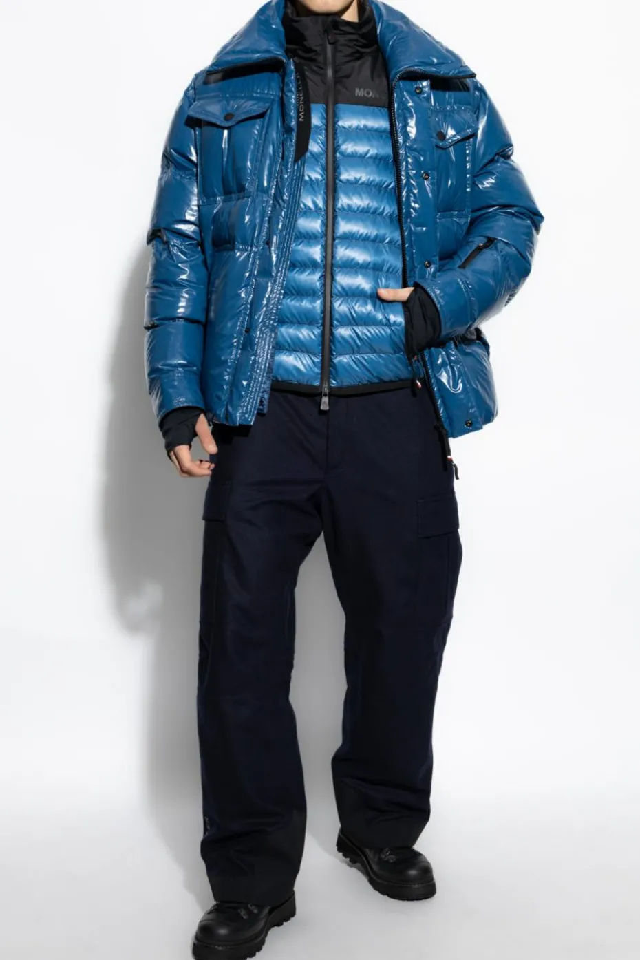 Moncler Grenoble NIEBIESKI MONCLER GRENOBLE PERFORMANCE & STYLE