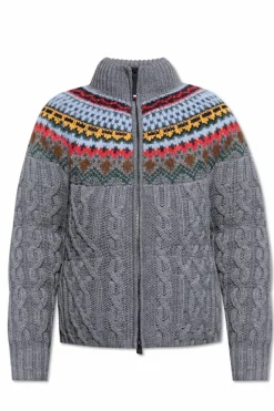 Moncler Grenoble SZARY MONCLER GRENOBLE APRES-SKI