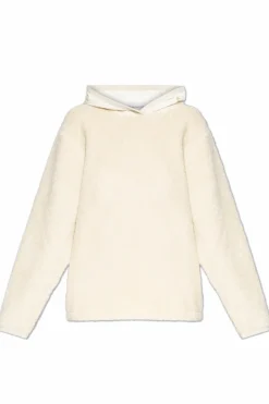 Moncler kremowy Bluza z kapturem