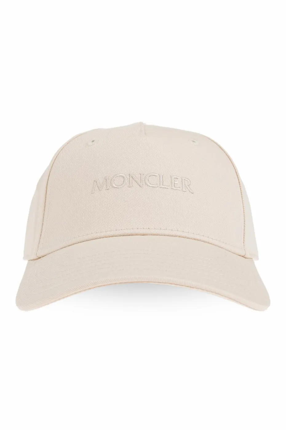 Moncler kremowy Czapka z daszkiem