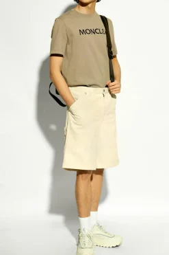 Moncler kremowy Jeansowe szorty