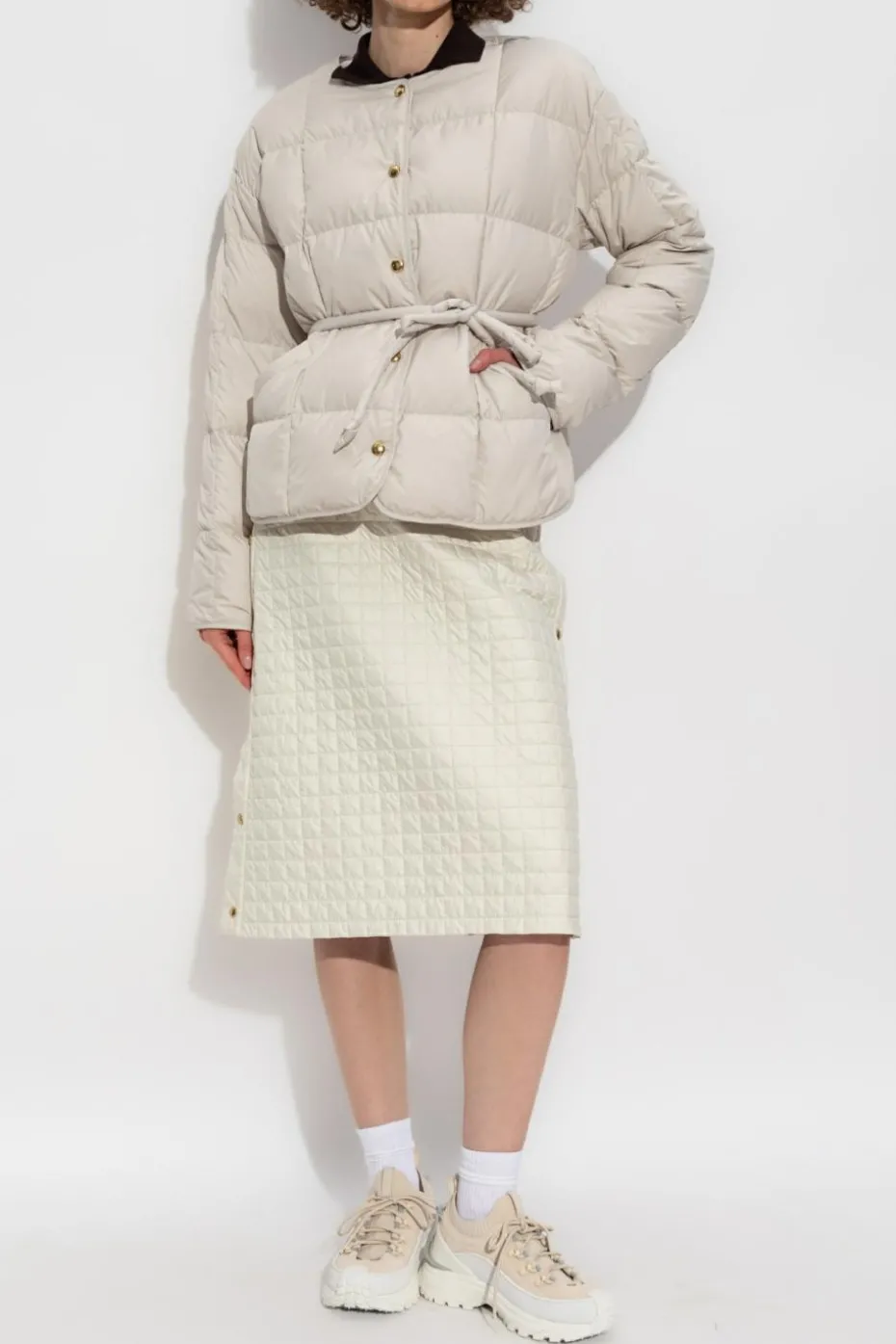 Moncler kremowy Kurtka puchowa `Caramagne`