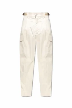 Moncler kremowy Spodnie typu `cargo`