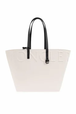 Moncler kremowy Torba `Very` typu `shopper`