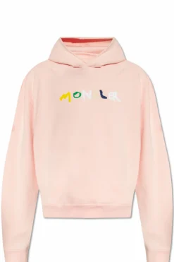 Moncler RÓŻOWY Bluza z logo