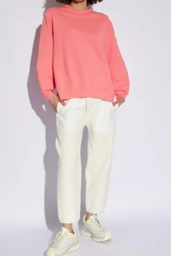 Moncler RÓŻOWY Bluza z logo