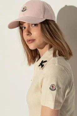 Moncler RÓŻOWY Czapka z daszkiem