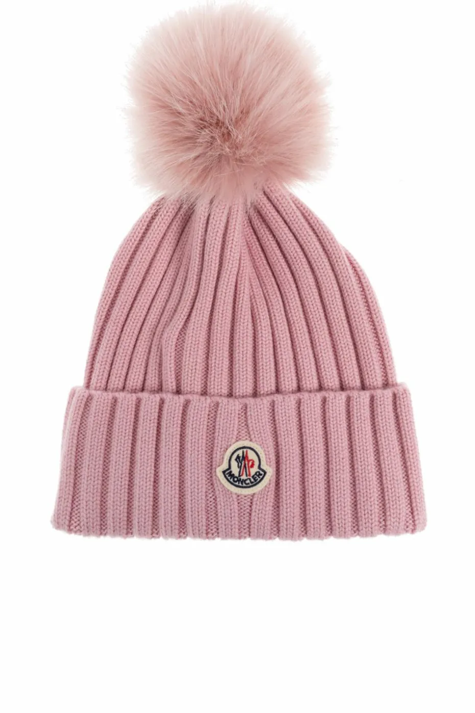 Moncler RÓŻOWY Czapka z pomponem