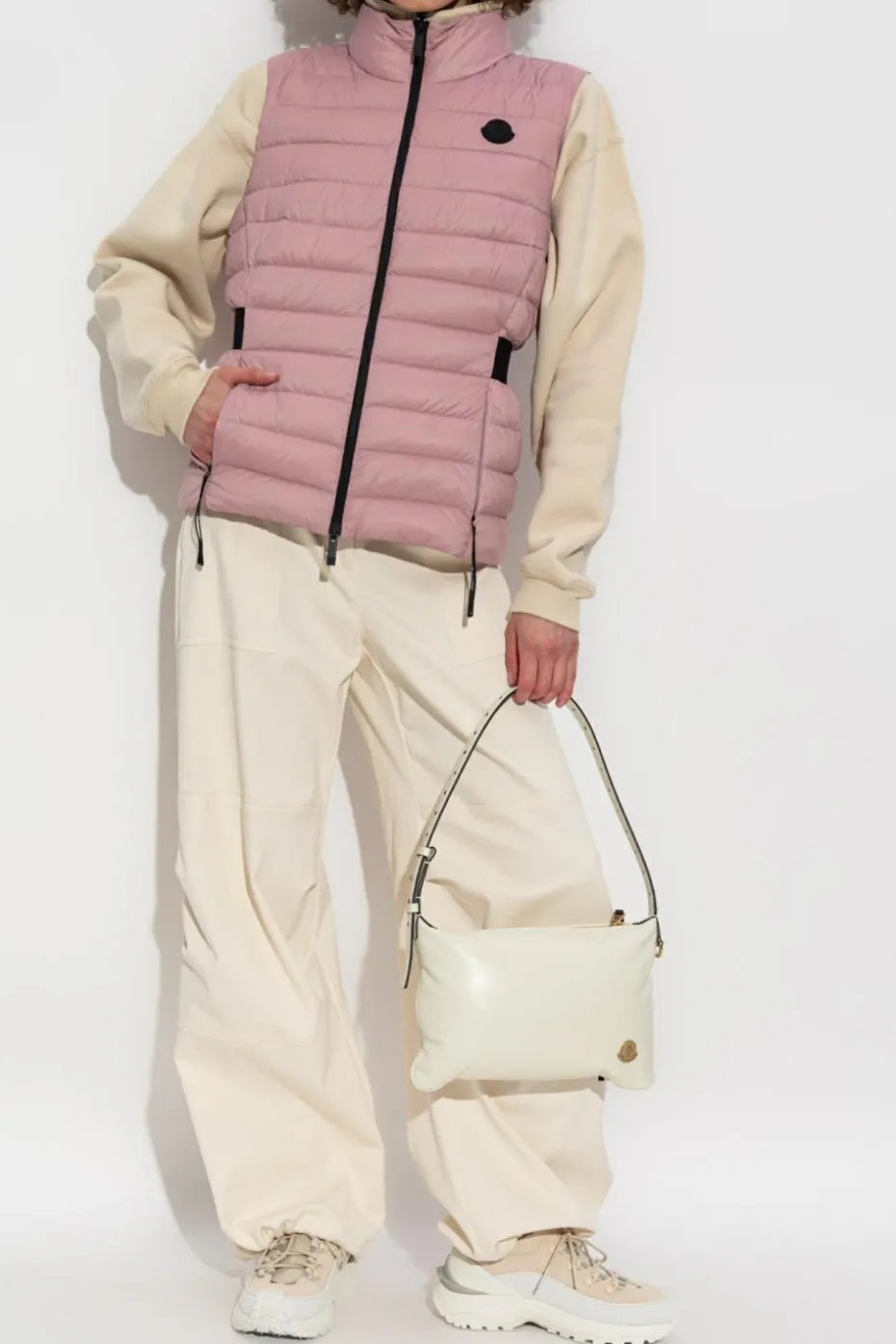 Moncler RÓŻOWY Kamizelka puchowa `Valmarie`
