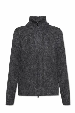 Moncler SZARY Kardigan ze stójką