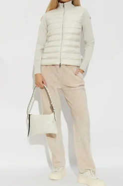 Moncler SZARY Kardigan ze stójką