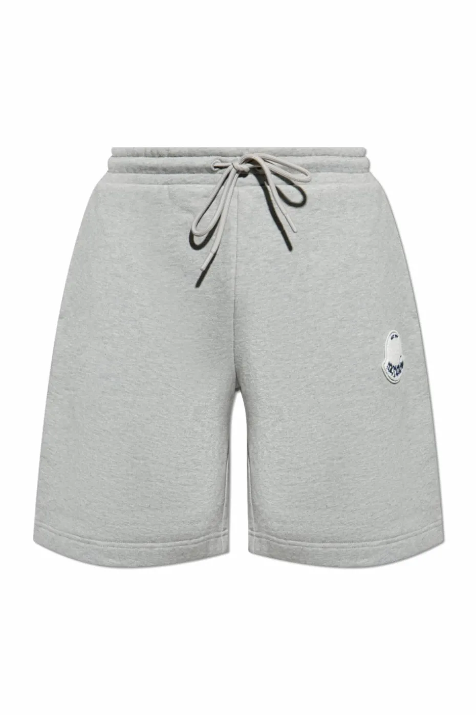 Moncler SZARY Szorty z logo