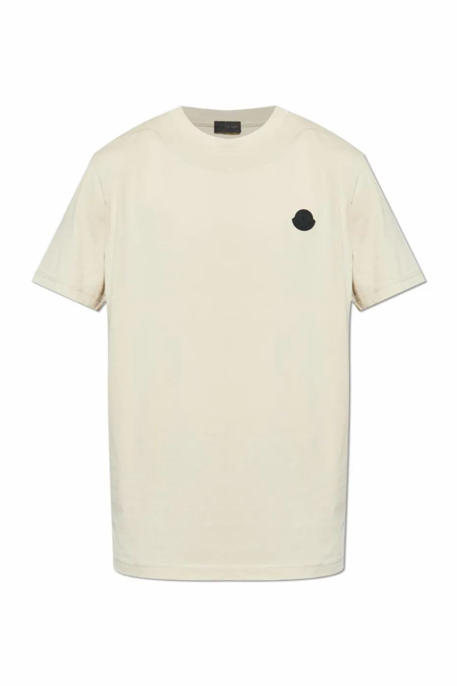 Moncler SZARY T-shirt z logo