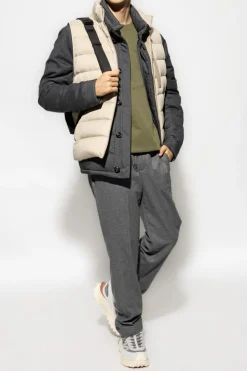 Moncler ZIELONY Bluza z logo