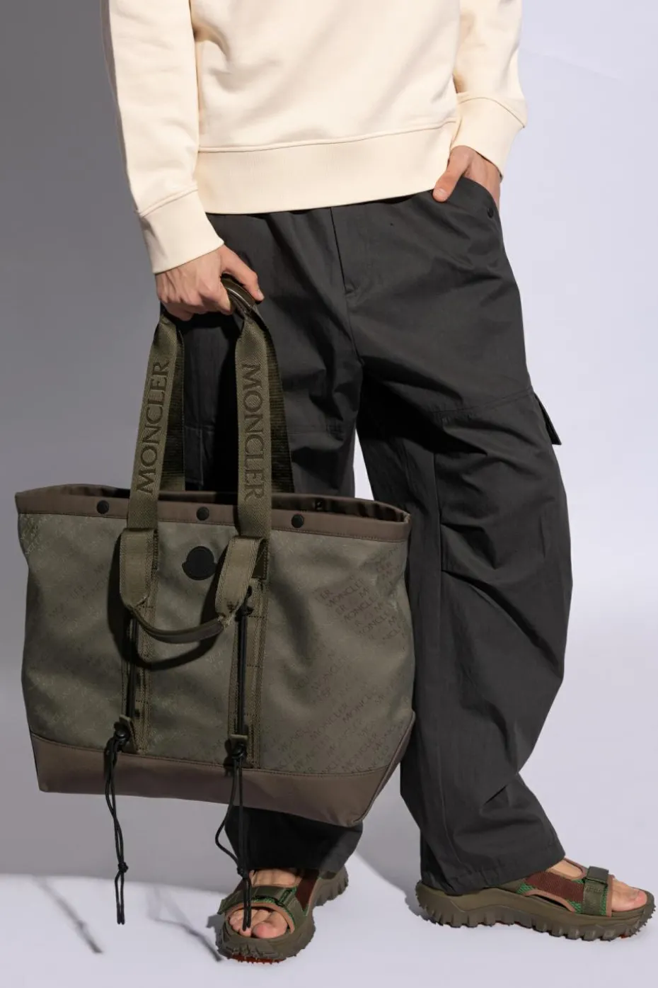 Moncler ZIELONY Torba typu ‘shopper’