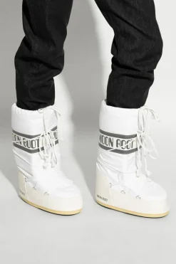 Moon Boot BIAŁY Śniegowce `Icon Nylon`