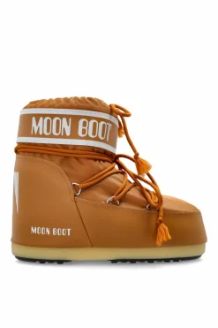Moon Boot BRĄZOWY Śniegowce ‘Icon Low Nylon’