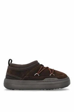 Moon Boot BRĄZOWY Śniegowce `MB PARK ICON SUEDE`
