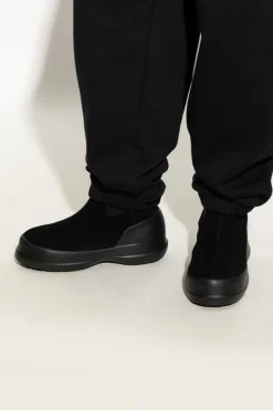 Moon Boot CZARNY Śniegowce `MB Luna Chelsea Suede`