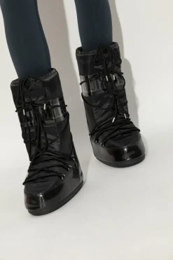 Moon Boot CZARNY Śniegowce `Icon Glance`
