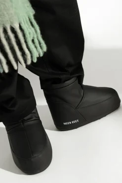 Moon Boot CZARNY Śniegowce `Icon Low Nolace Rubber`