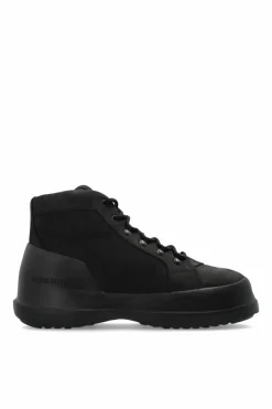 Moon Boot CZARNY Śniegowce `MB Luna Trek Mid Nubuck`
