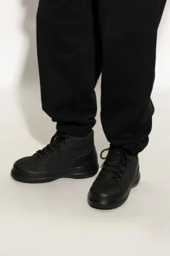 Moon Boot CZARNY Śniegowce `MB Luna Trek Mid Nubuck`