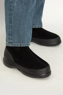 Moon Boot CZARNY Śniegowce `MB Luna Chelsea Suede`