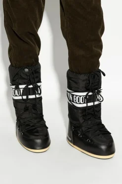 Moon Boot CZARNY Śniegowce `Icon Nylon`