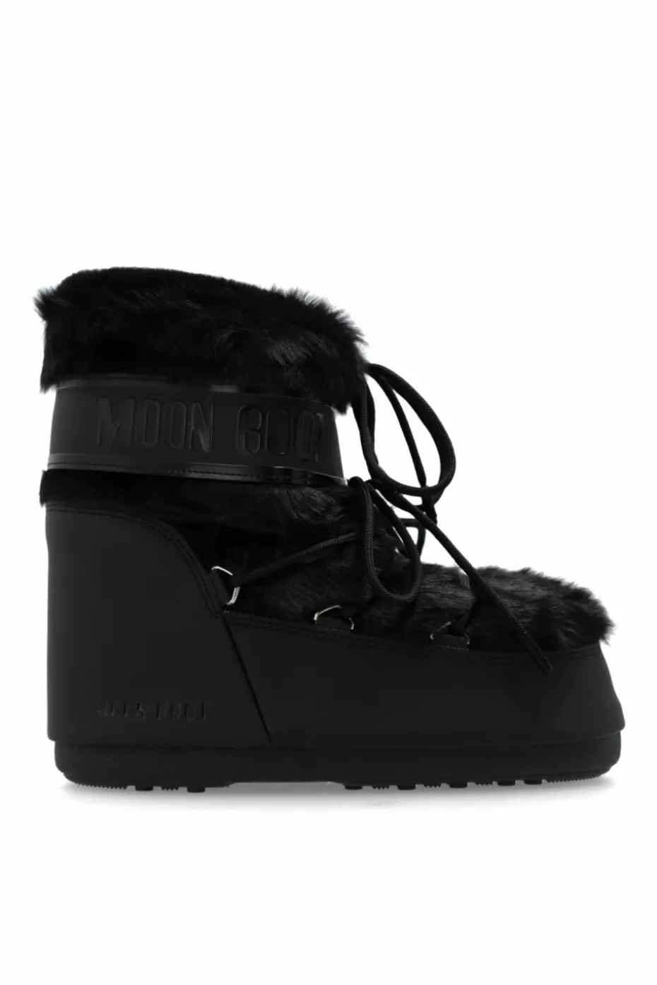 Moon Boot CZARNY Śniegowce `Icon Low Faux Fur`