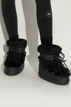 Moon Boot CZARNY Śniegowce `Icon Low Faux Fur`